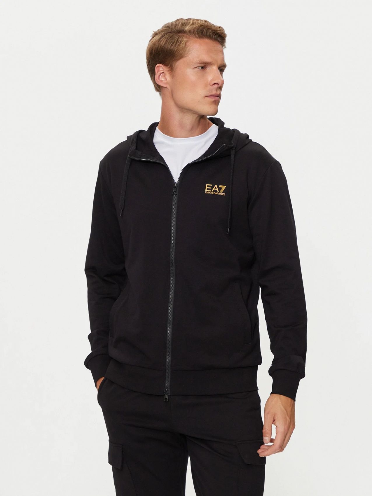 Ea7 Sweatshirt Sport Man  8npm33 Pjvrz 0208 Black