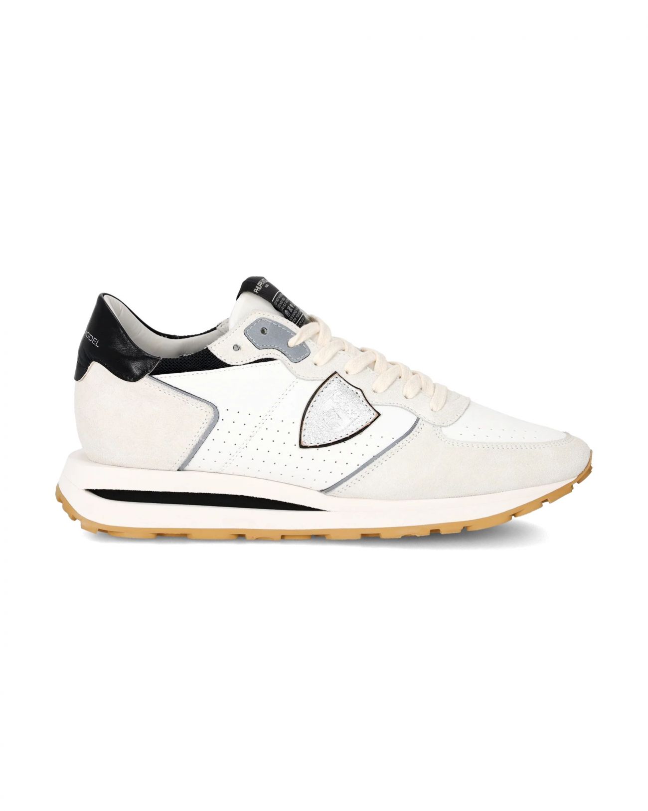 Philippe Model Men's Sneakers  Paris ♪ Vp04 - Tropez Haute Low Blanc Noir In White