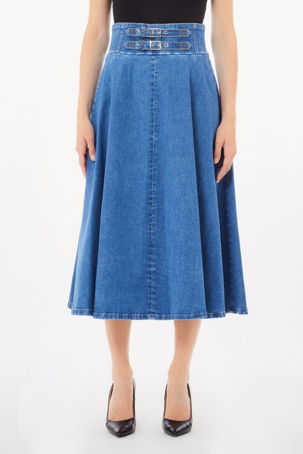 Liu •jo Female Skirts Liu Jo Ua5089 D4925 788 In Blue