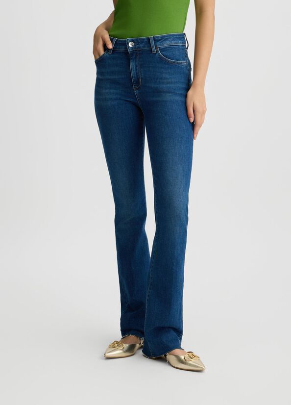Liu •jo Jeans Woman Liu Jo Good Repot Ua5082 D4988 78806 In Blue