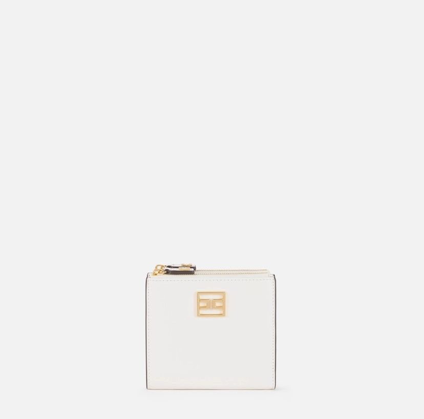 Elisabetta Franchi Wallet And Portatessere Donna  Pf01a51e2 193 In White