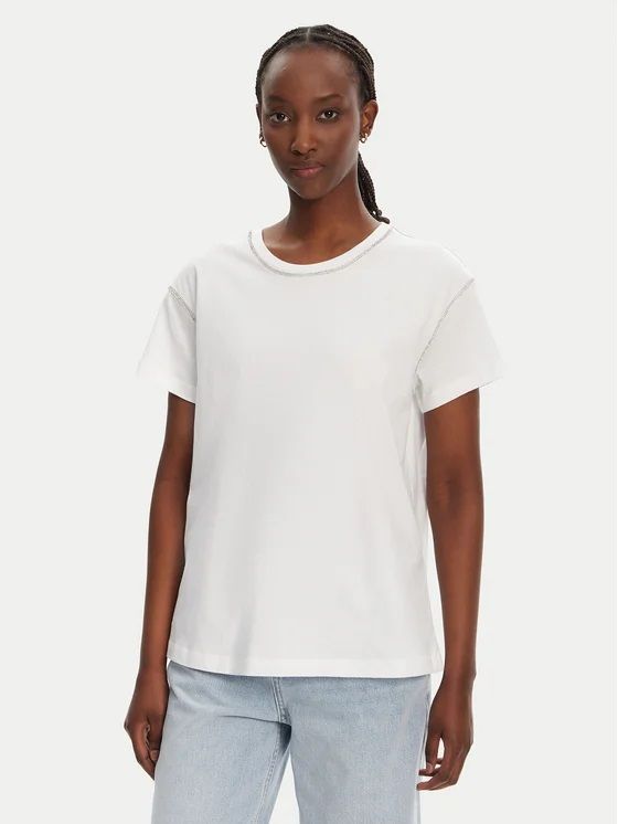 Liu •jo T-shirt Woman Liu Jo Wa5148 J4893 1111 In White