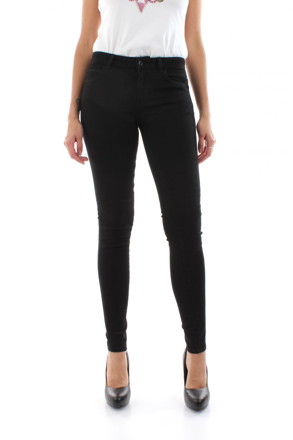 Guess Jeans Woman  Curve X W2yaj2 D4pz1 Cbl1 In Black
