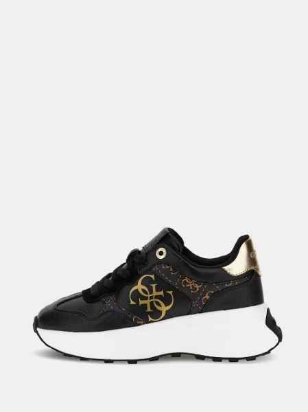 Guess Women's Sneakers  ♪ Pel12 ♪ In Black