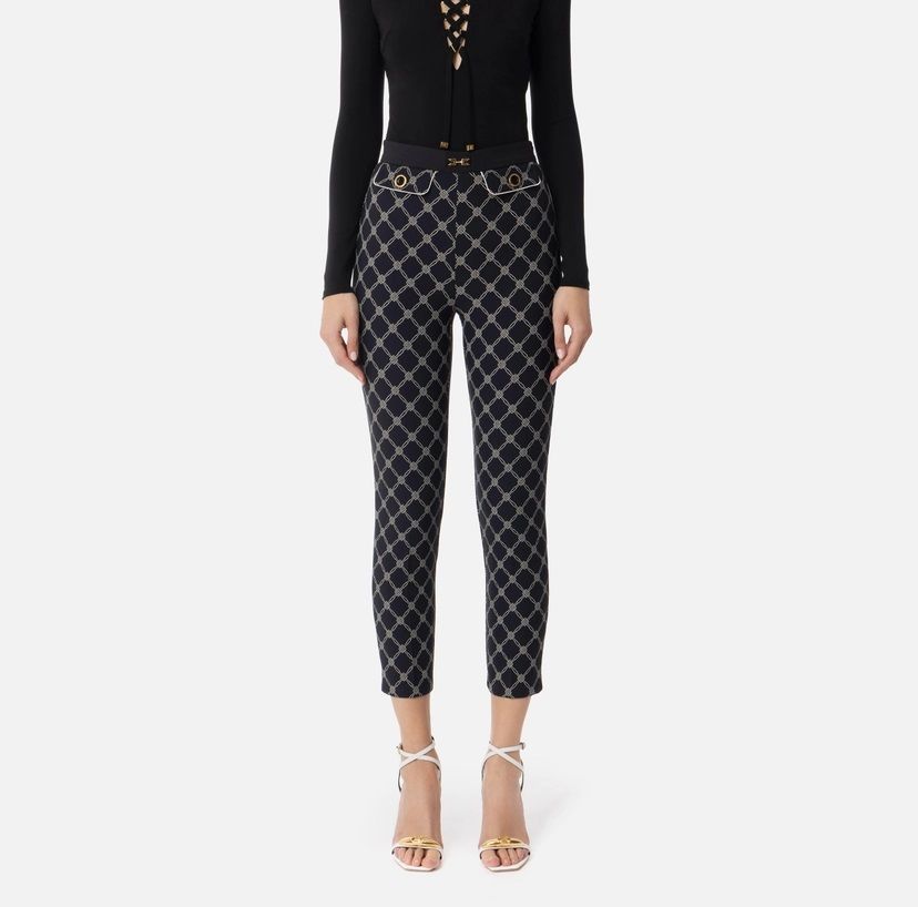 Elisabetta Franchi Women's Trousers  Pas7151e2 685 In Black