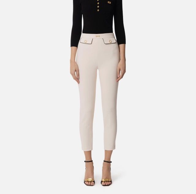 Elisabetta Franchi Women's Trousers  Pa07751e2 193 In Animal Print