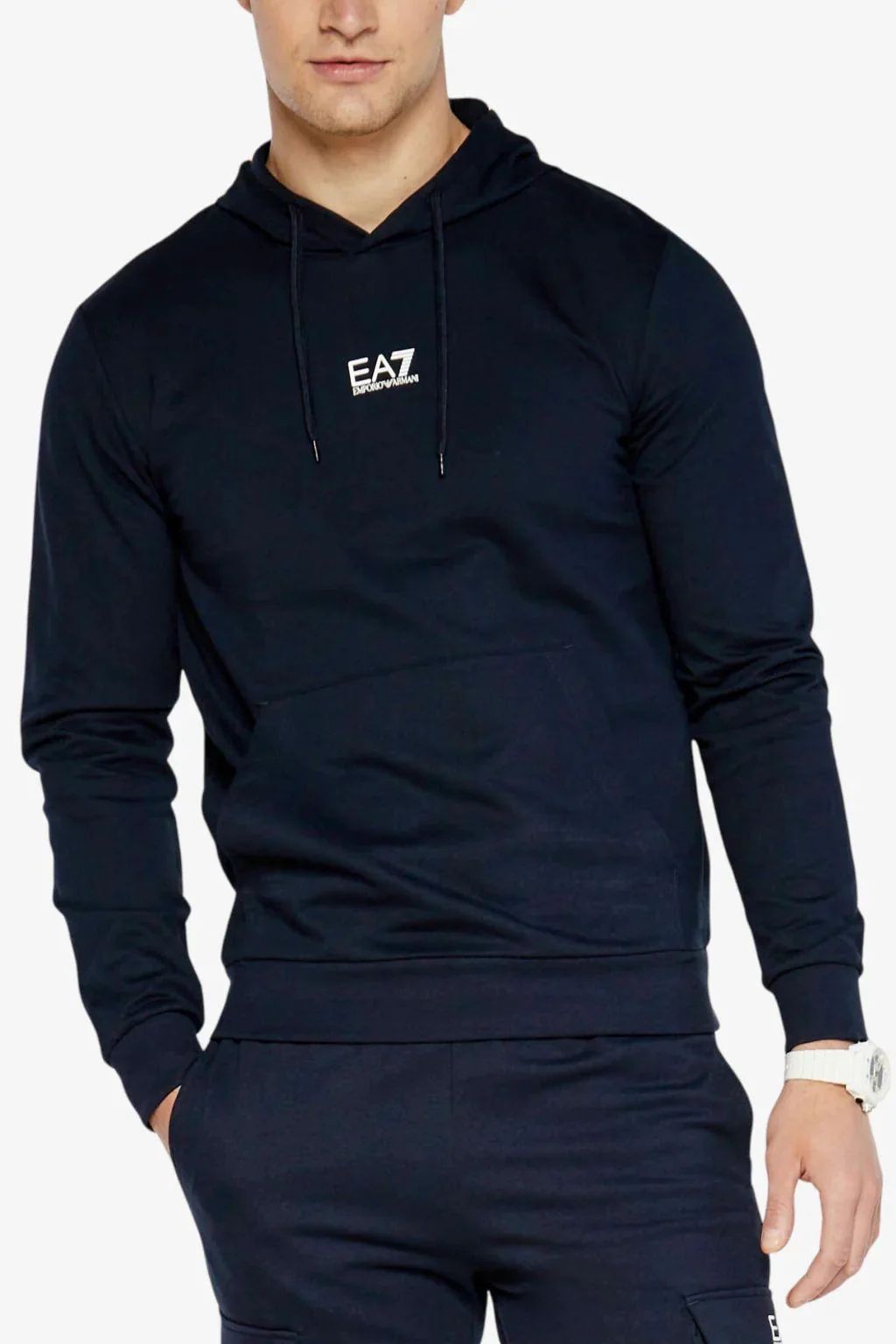 Ea7 Sweatshirt Sport Man  8npm37 Pjvtz Core Id 1562 Armor Blue