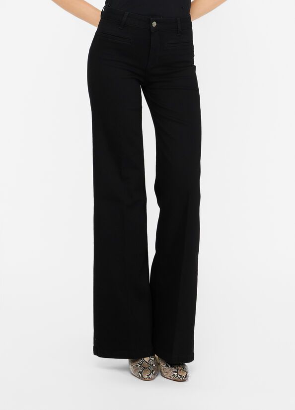 Liu •jo Jeans Woman Liu Jo Parfait Uf5069 Ds015 88 000 In Black