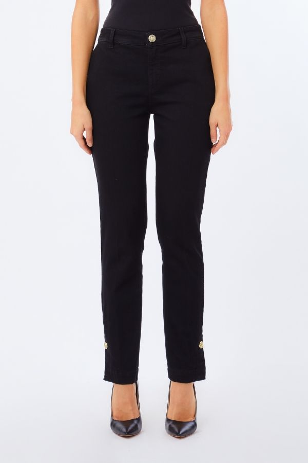 Liu •jo Jeans Woman Liu Jo Chino Uf5155 D0275 87411 In Blue