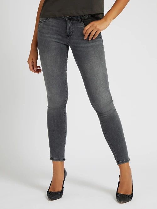 Guess Jeans Woman  Curve X W2yaj2 D4pz2 Cgr2 In Gray