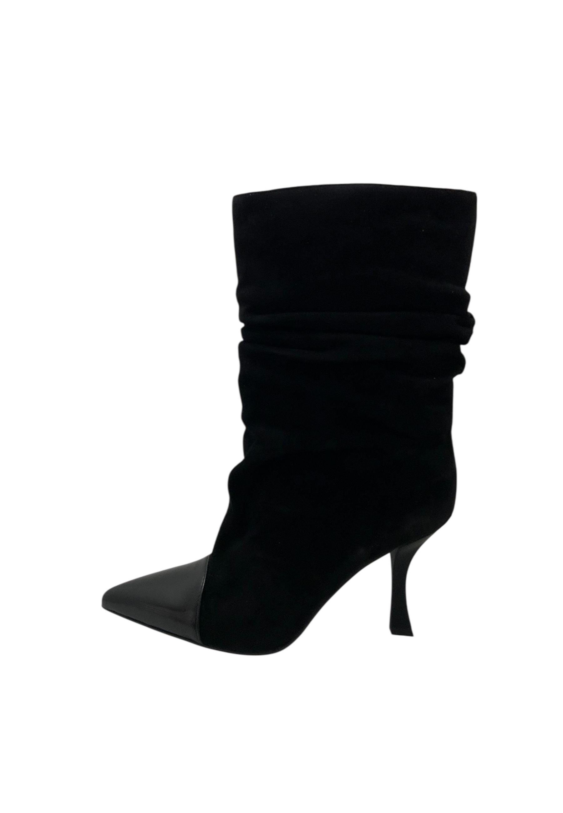 Boots suede heel 9cm Woman Marc Ellis draped