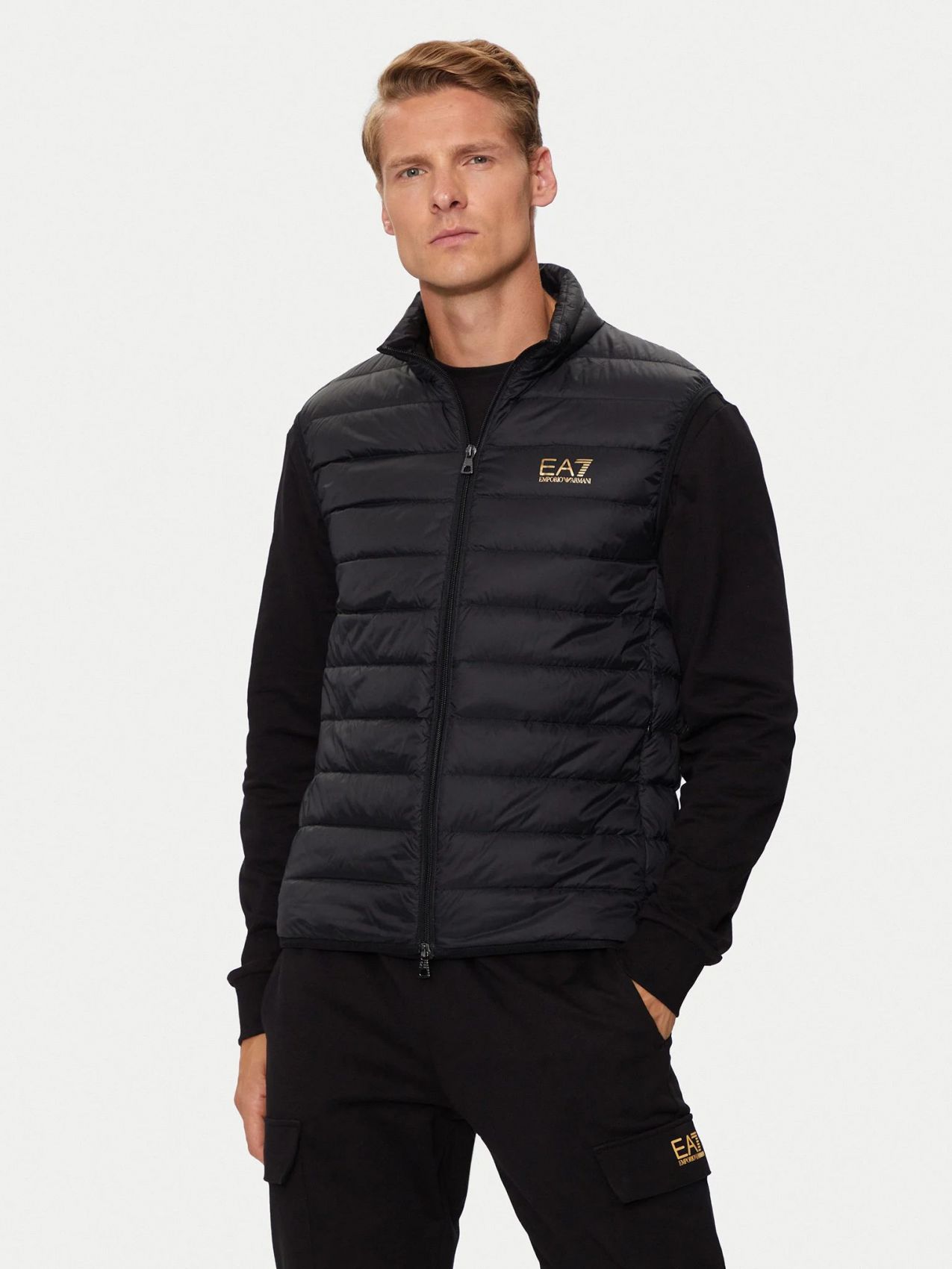 Ea7 Jackets And Jackets Man  8npq06 Pngpz Core Id 0208 Black In Black