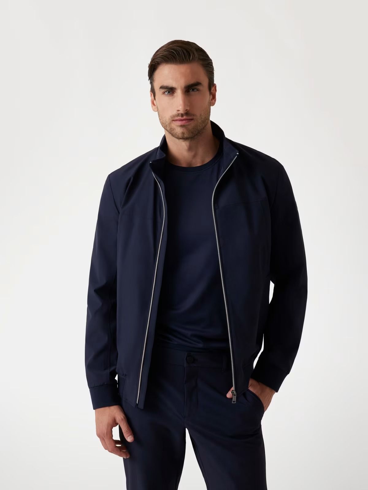 Guess Jackets And Jackets Man M5rl18 Wgup2 G7v2 Smart Blue In Blue