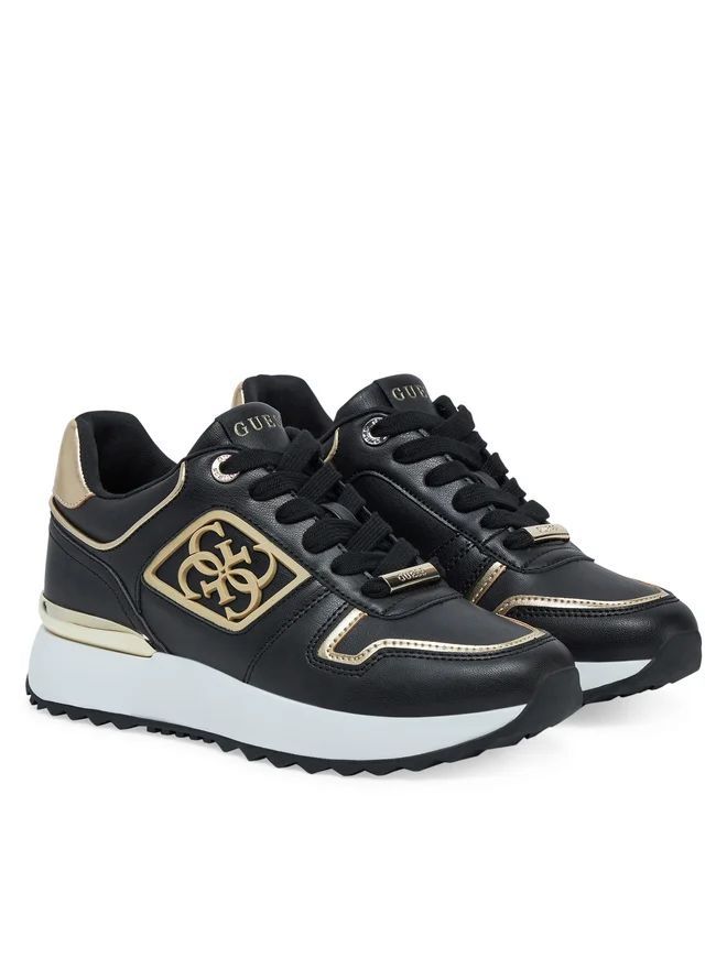 Guess Women's Sneakers  ♪ Ele12 ♪ In Black