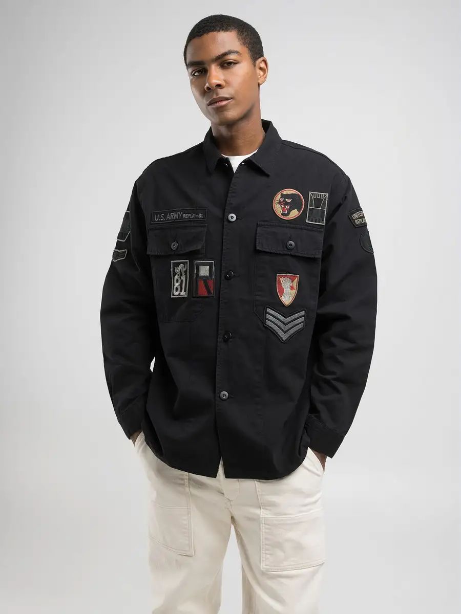 Replay Jackets And Jackets Man  M8445.85172 098 In Black