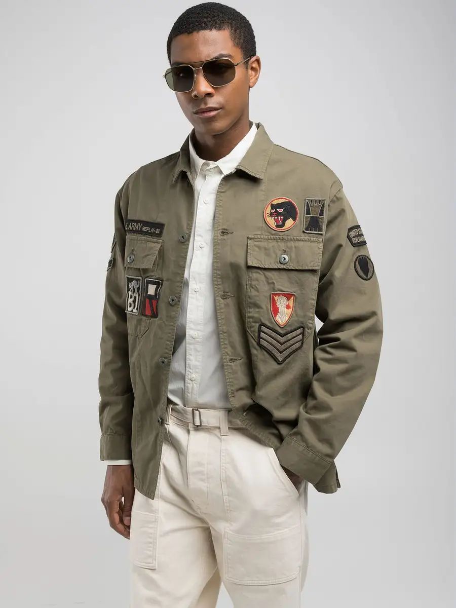 Replay Jackets And Jackets Man  M8445.85172 810 In Green