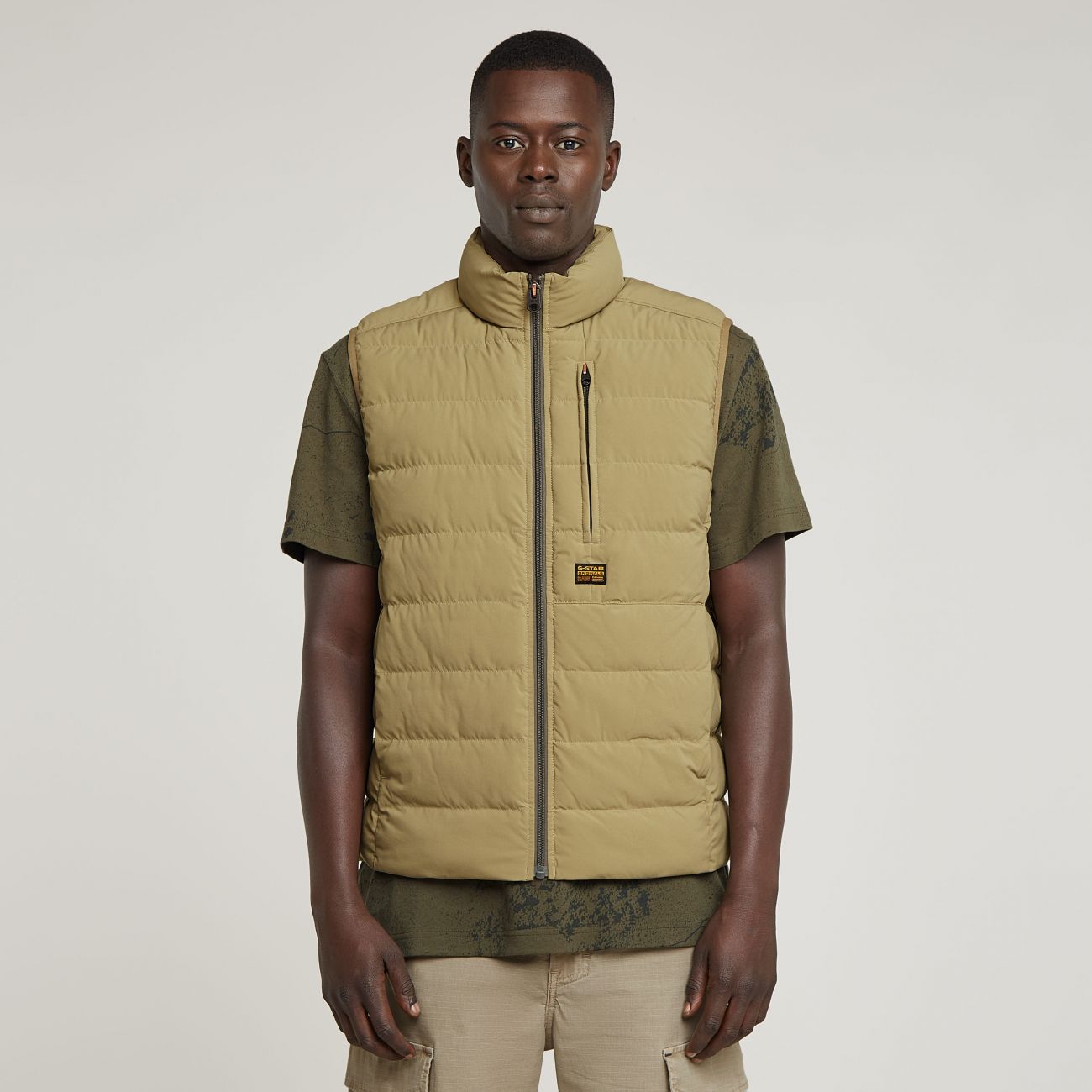 G-star Jackets And Jackets Man  D24277-d518 Liner Dress 6057 Green In Yellow