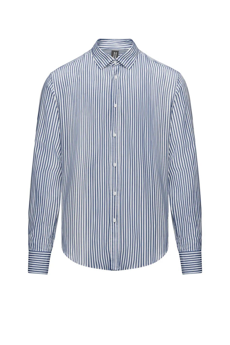 Bomboogie Shirts Man  Sm8444 Tlrs4 20 Navy Blue In Blue