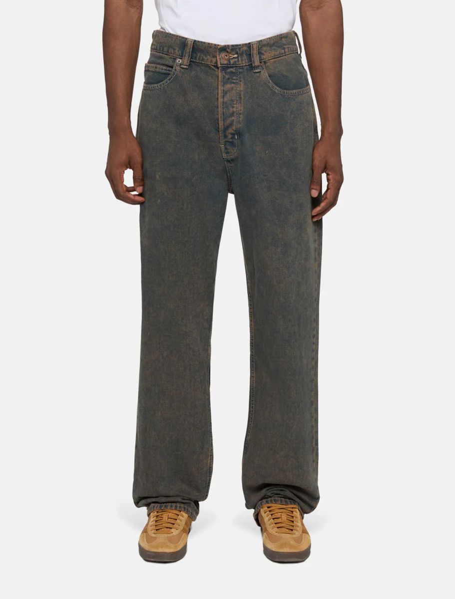 Dickies Jeans Man  Thomasville Dk0a4xykk191 Overdye Brown In Brown
