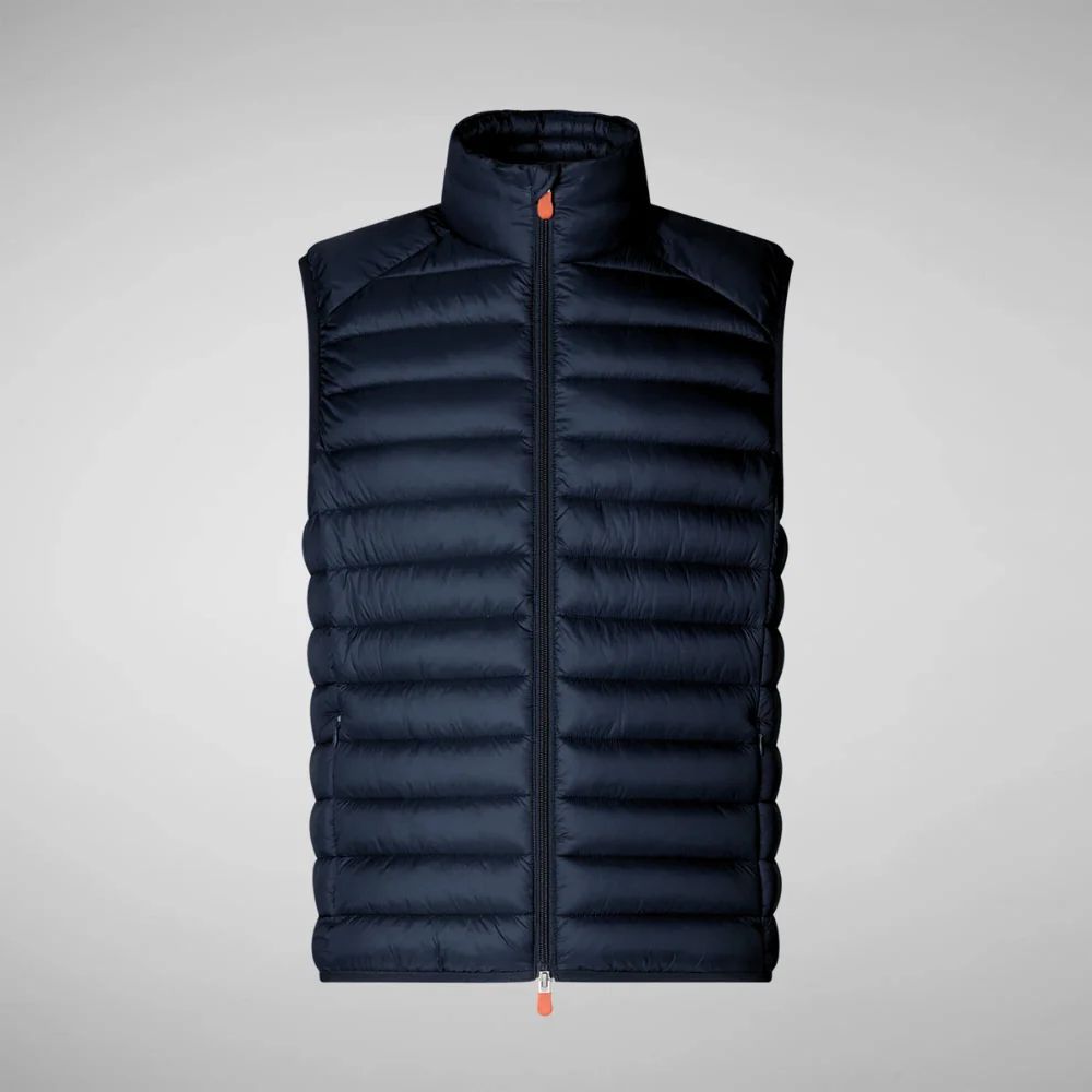 Save The Duck Jackets And Jackets Man D82410m Giga20 Adam 90010 Blue Black In Blue
