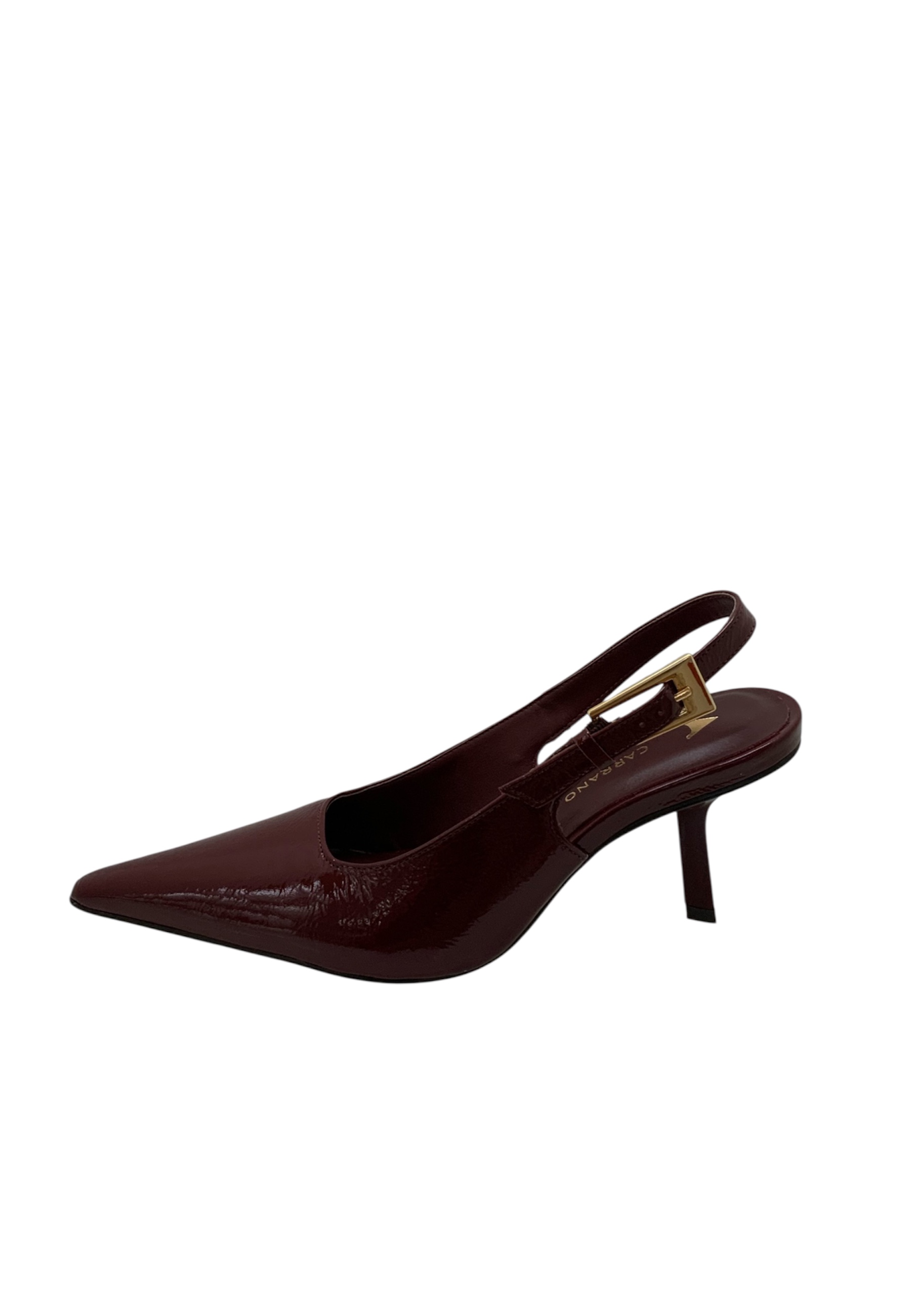 Slingbackverf 9cm Vrouw Carrano met gouden gesp