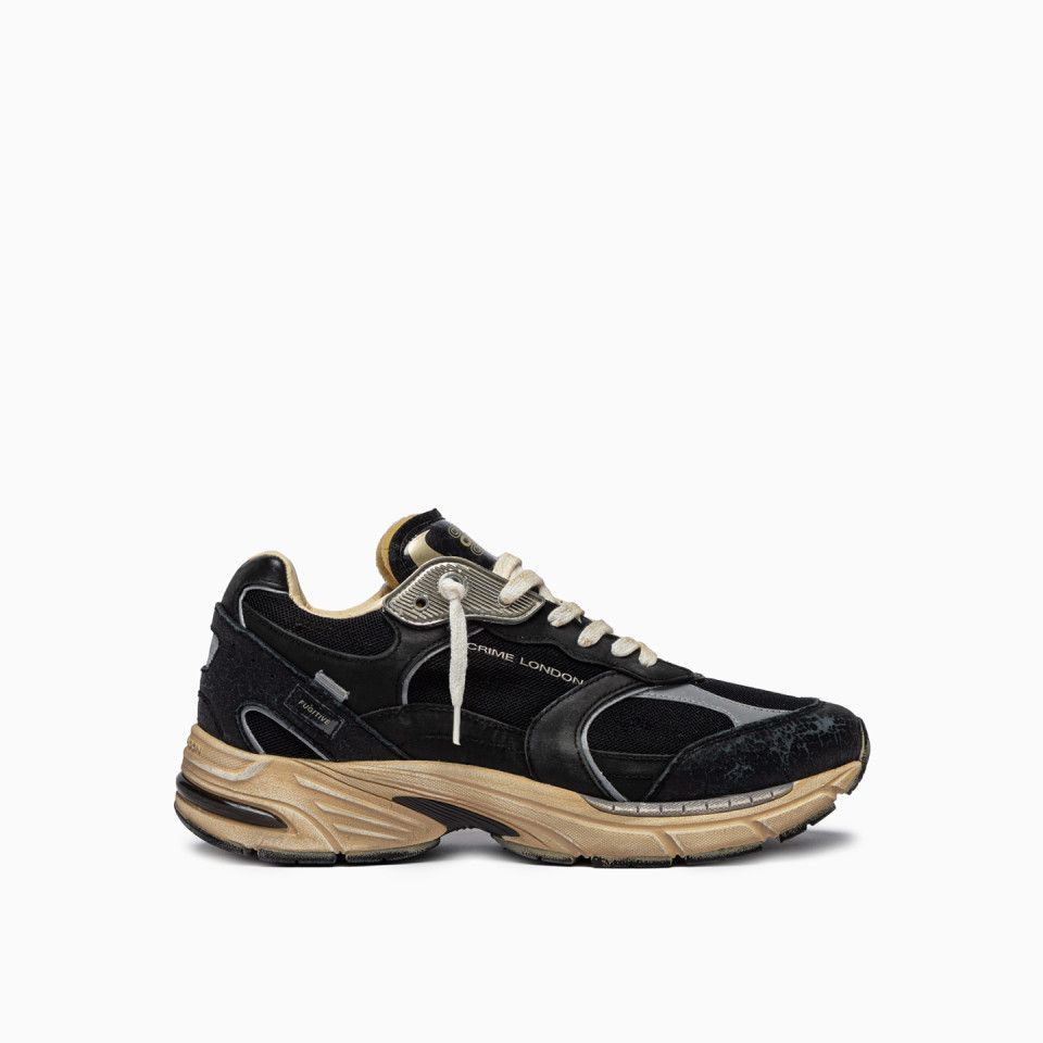 Crime London Men's Sneakers  Staff 14302pp7 20. Black