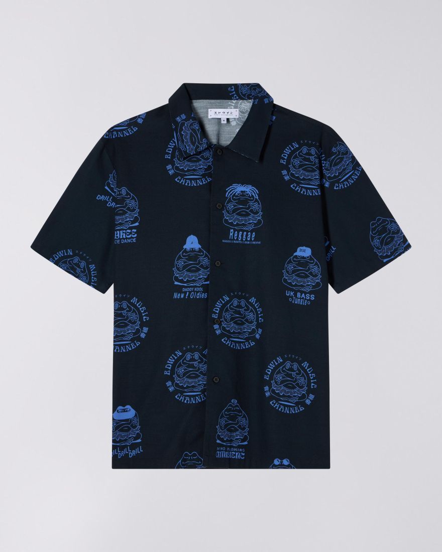 Edwin Shirts Man  I034969.06.67 Emc Shirt Midnight In Blue