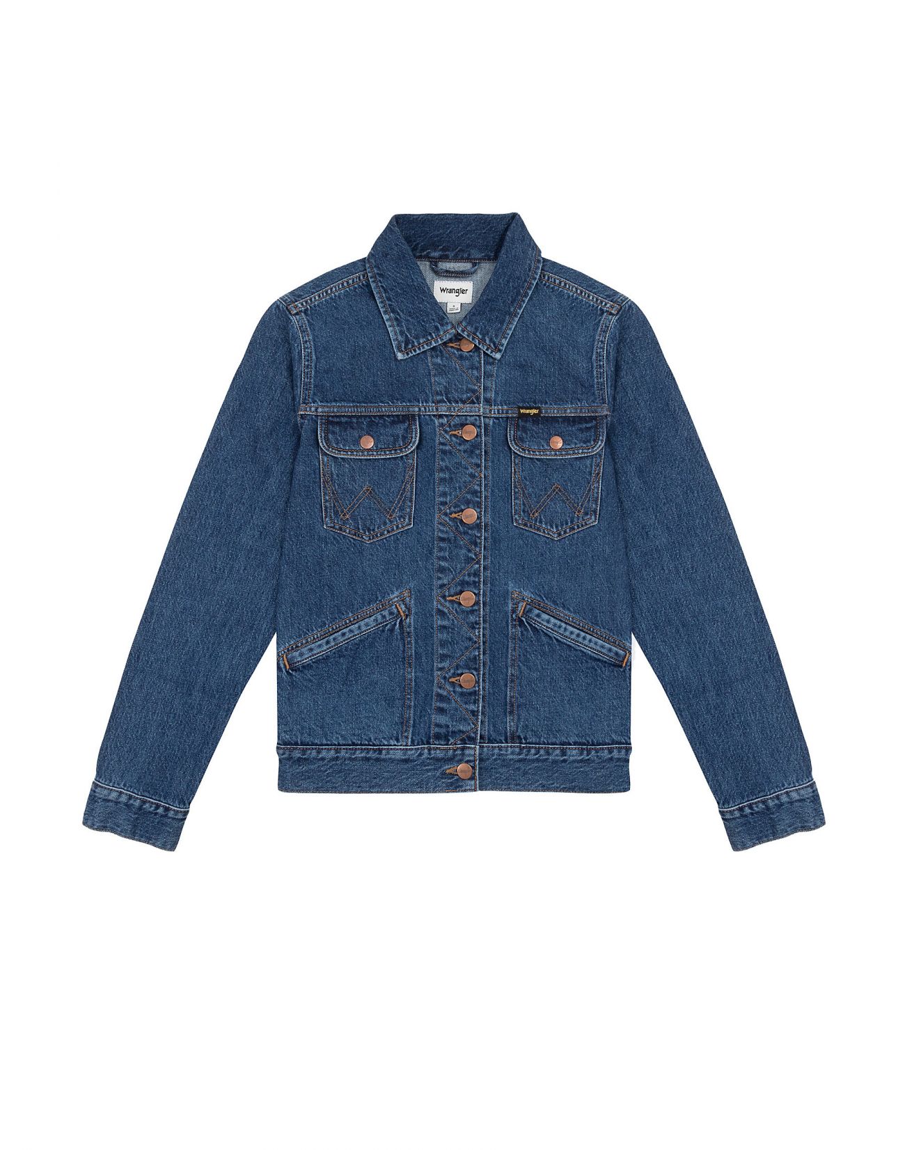 Wrangler Women's Outerwear And Jackets  W405 ♪ 53n Jkt Dnm River Stone In Blue