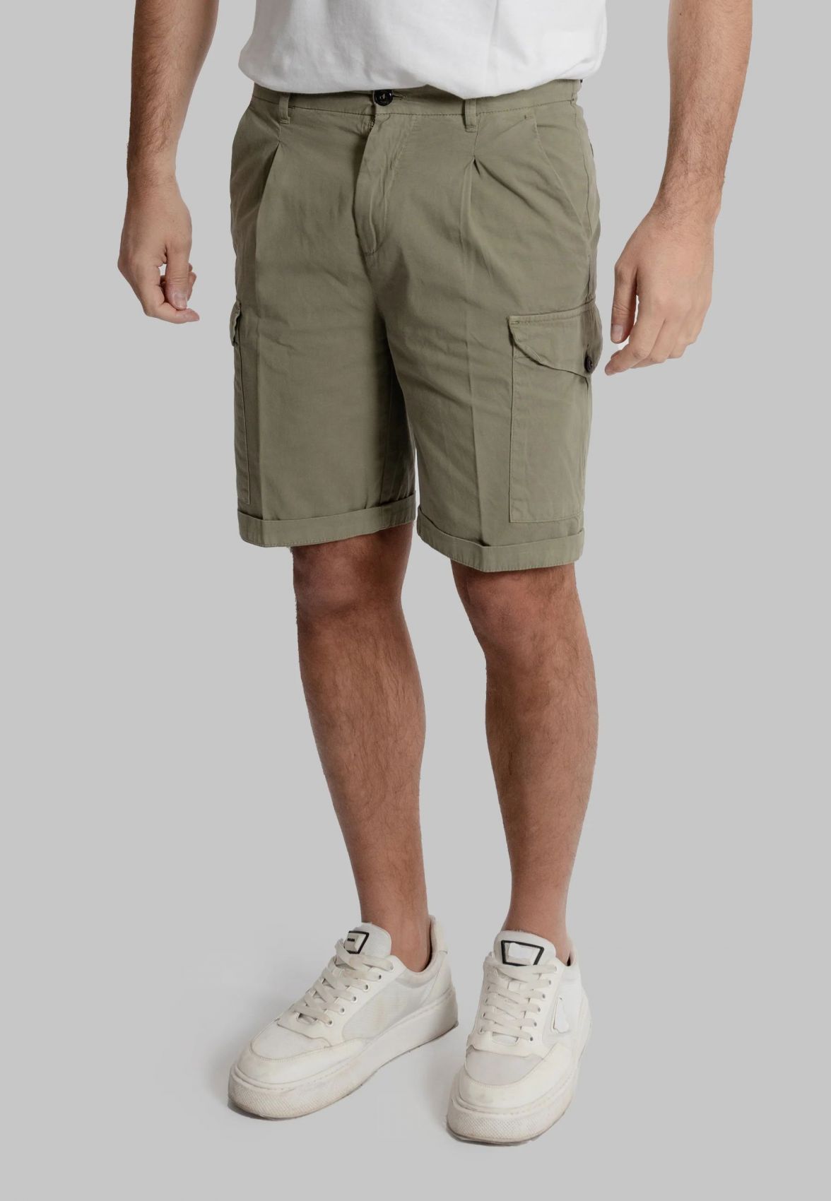 40weft Shorts And Bermuda Man Dannybe 2106 W2359 Green In Green