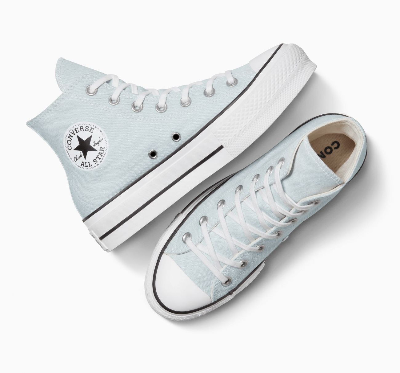 Converse Women's Sneakers  A11873c Ct Hi Platform You Dew You/white In Blue