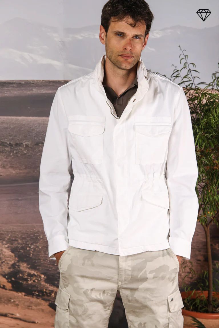 Masons Jackets And Jackets Man Mason's M74 Field Jacket - 2gb2535 001 White In White