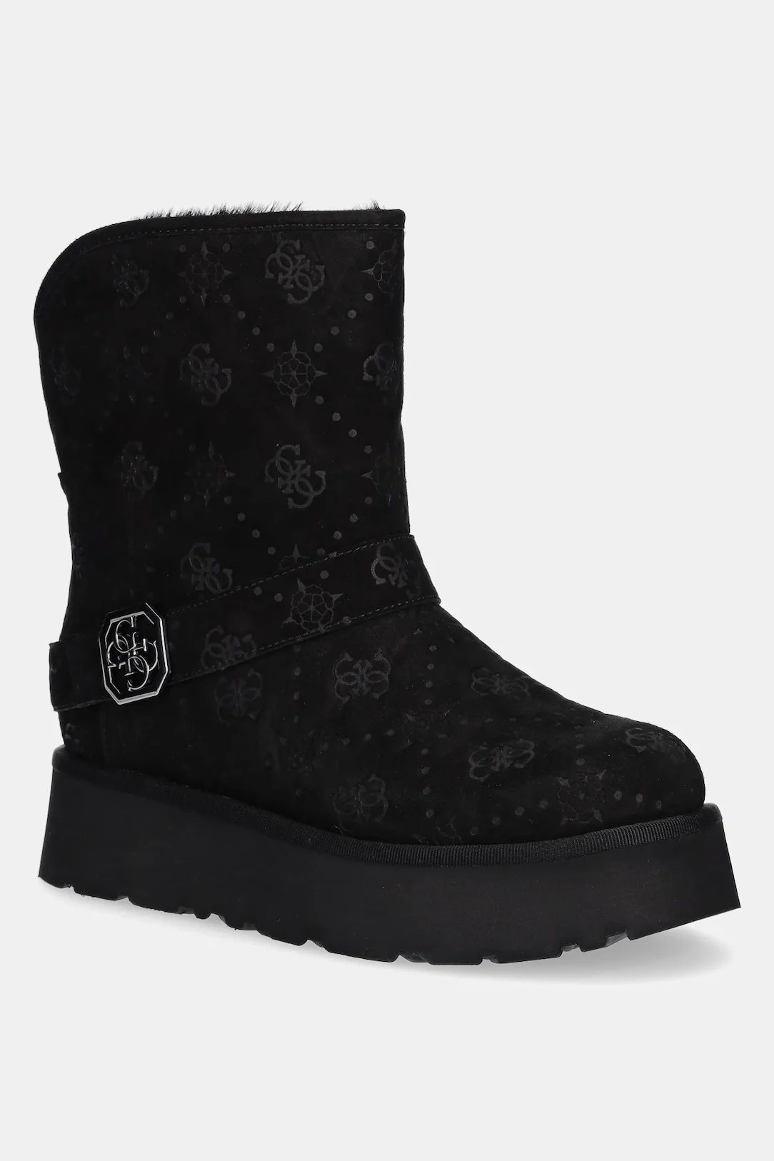 Guess Tronchetto E Stivaletto Donna  ♪ Esu10 Dolsay Black In Black