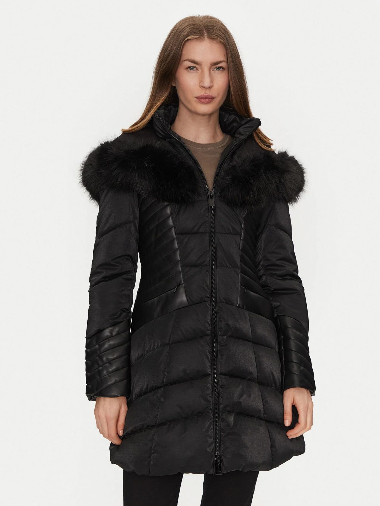 Guess Women's Outerwear And Jackets  W4bl61 Wglz0 ♪ In Black