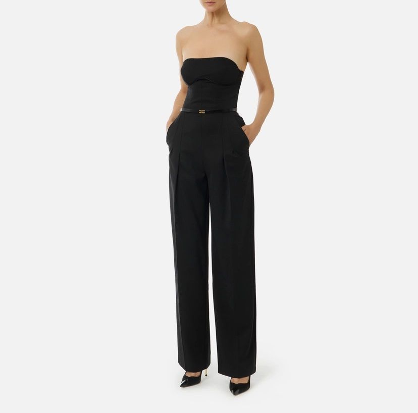 Elisabetta Franchi Woman's Suit Tu05256e2 110 In Black