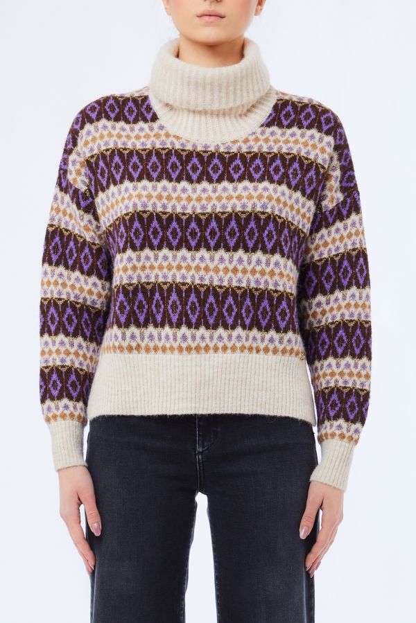 Liu •jo Women's Knitwear Liu Jo Mf5241 Ma58p P9088 In Purple
