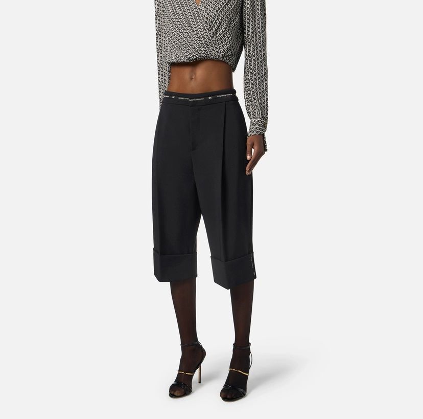 Elisabetta Franchi Women's Trousers Pa11656e2 110 In Black