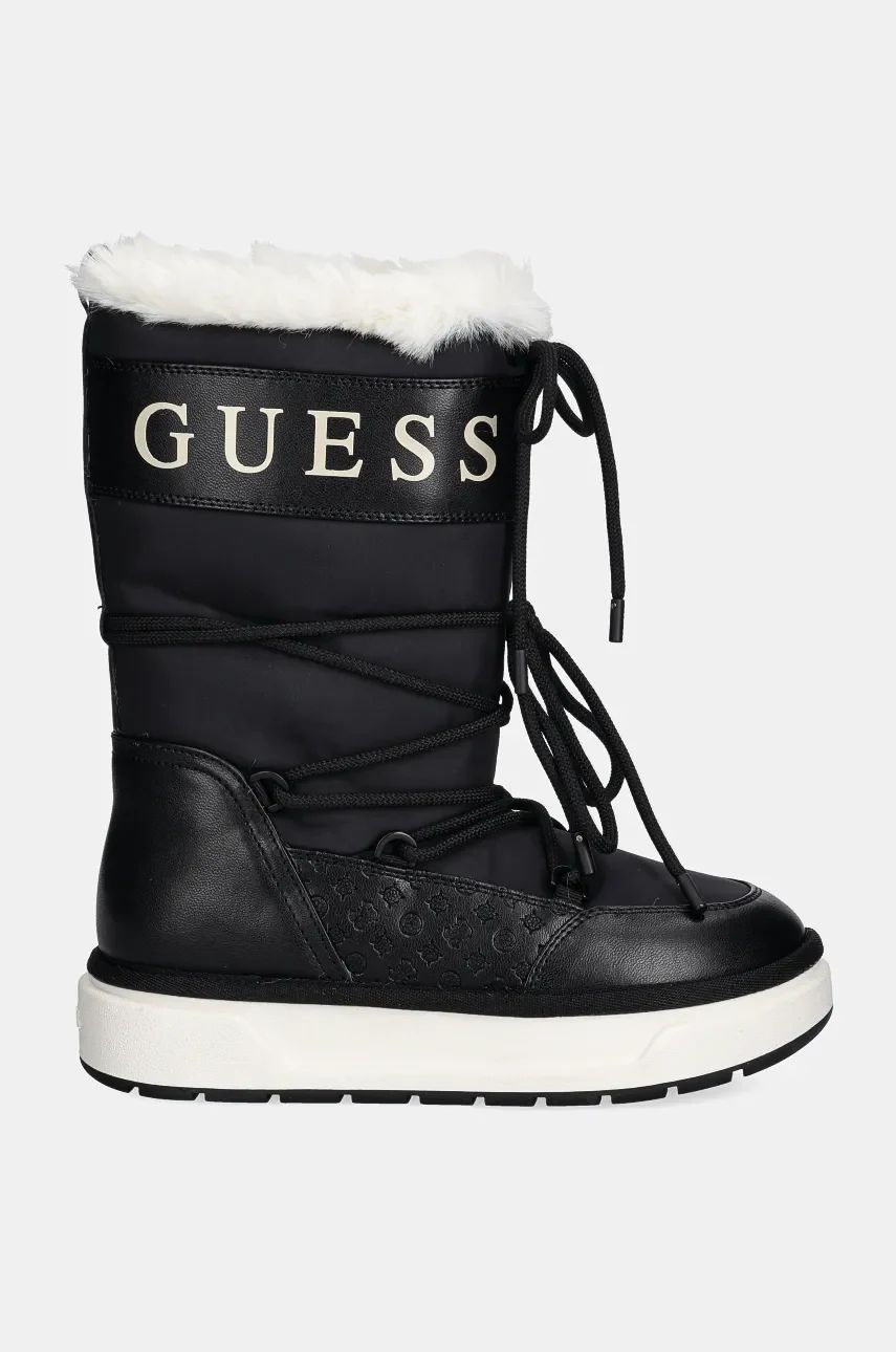 Guess Tronchetto E Stivaletto Donna  ♪ Ele11 ♪ In Black