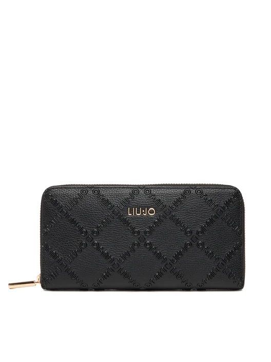 Liu •jo Wallet And Portatessere Donna Liu Jo Af5170 E0538 22222 In Black