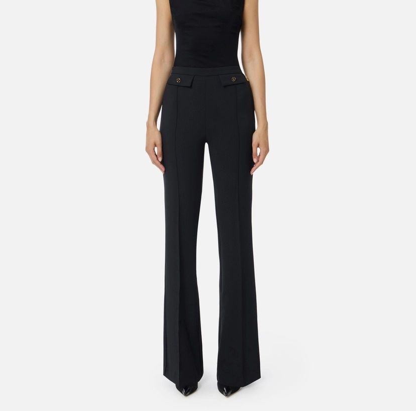 Elisabetta Franchi Women's Trousers  Pa12156e2 110 In Black
