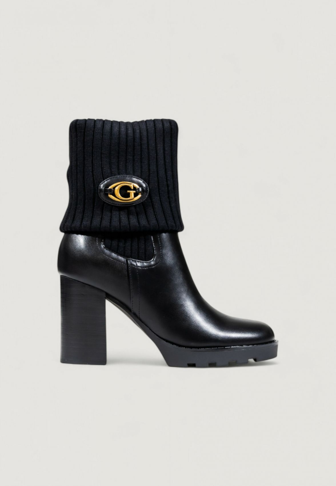 Guess Tronchetto E Stivaletto Donna  ♪ Fap10 Neason Black In Black