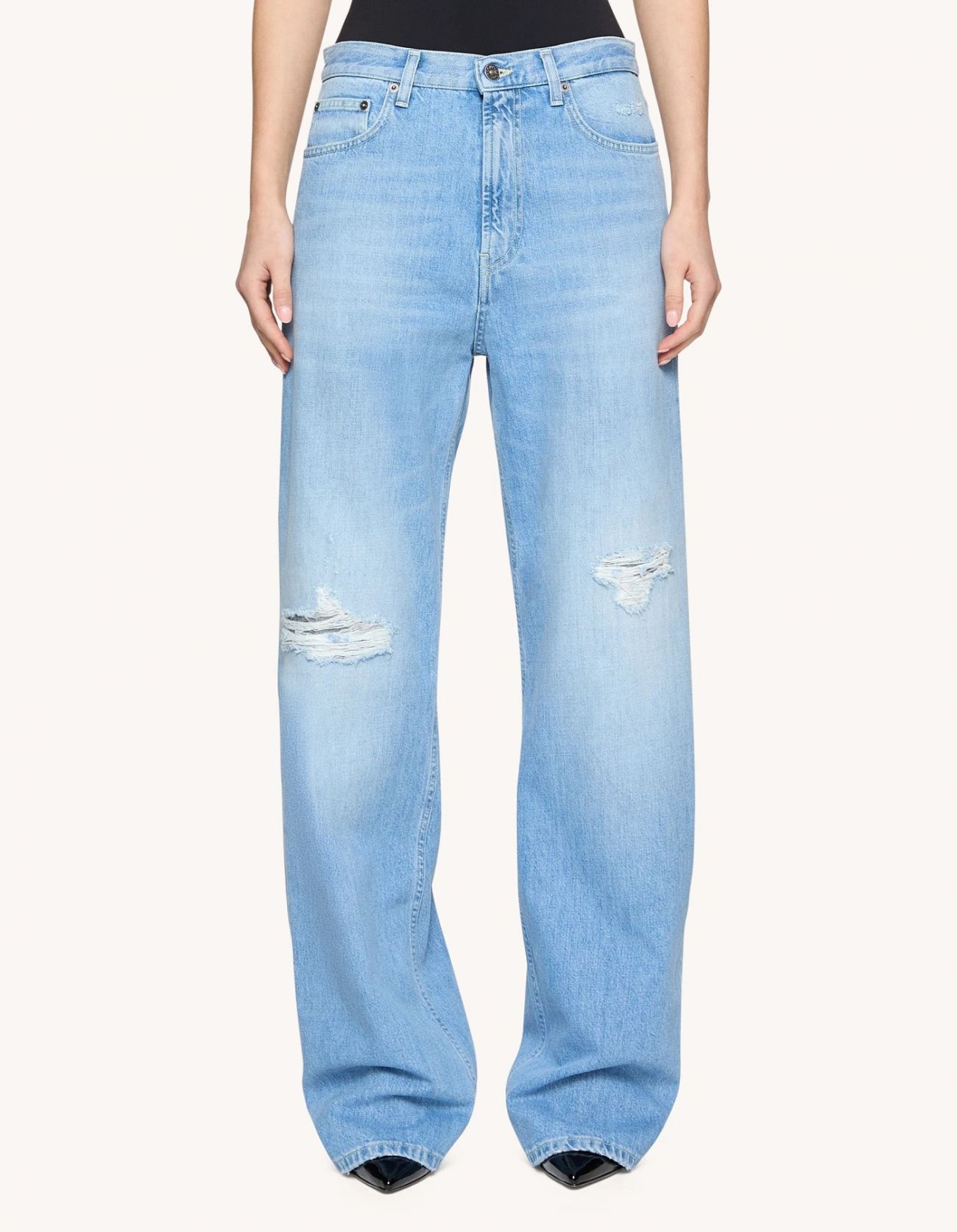 Dondup Jeans Woman  Frances Dp777 Dfe286d Io1 800 In Blue