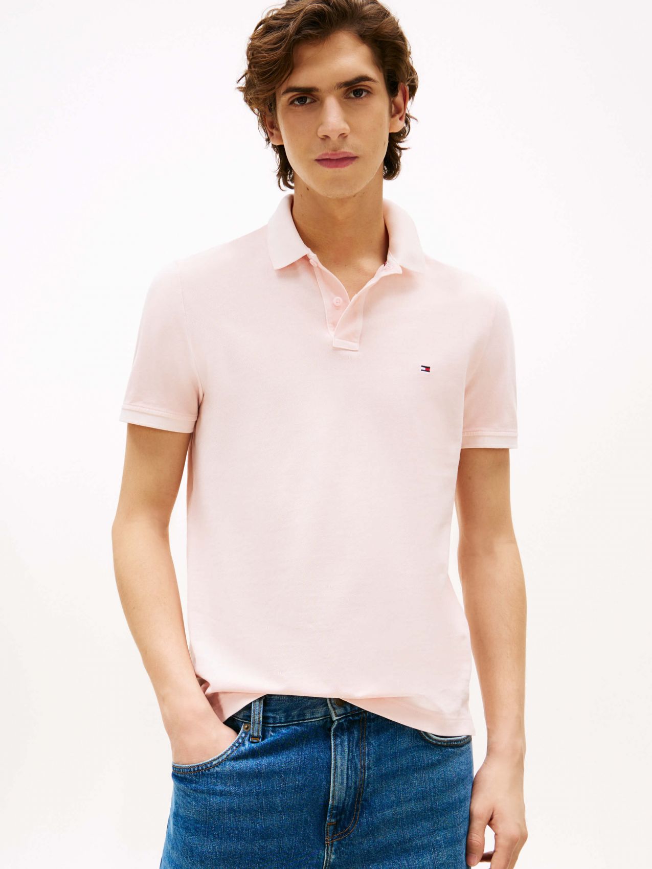 polo man Tommy Hilfiger mw0mw34757 grmt dye ptb lily