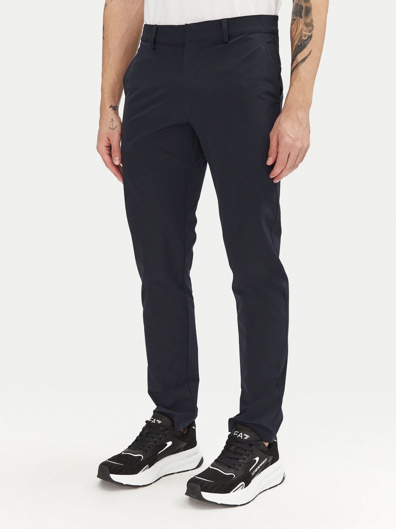 Ea7 Men's Trousers  7m000509 Af14589 Ub102 Blue Arms In Blue