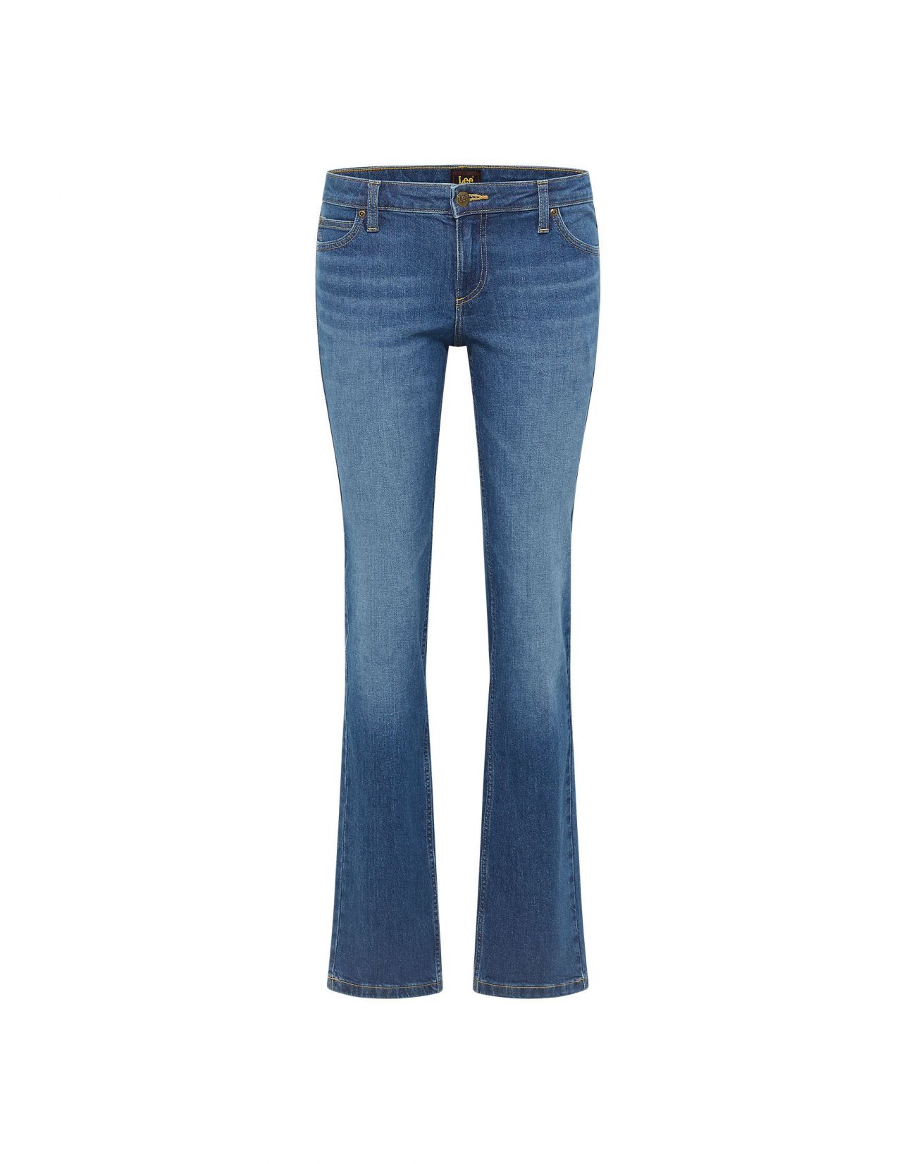 Lee Jeans Woman  112366353 Jessica Denim Medium In Blue