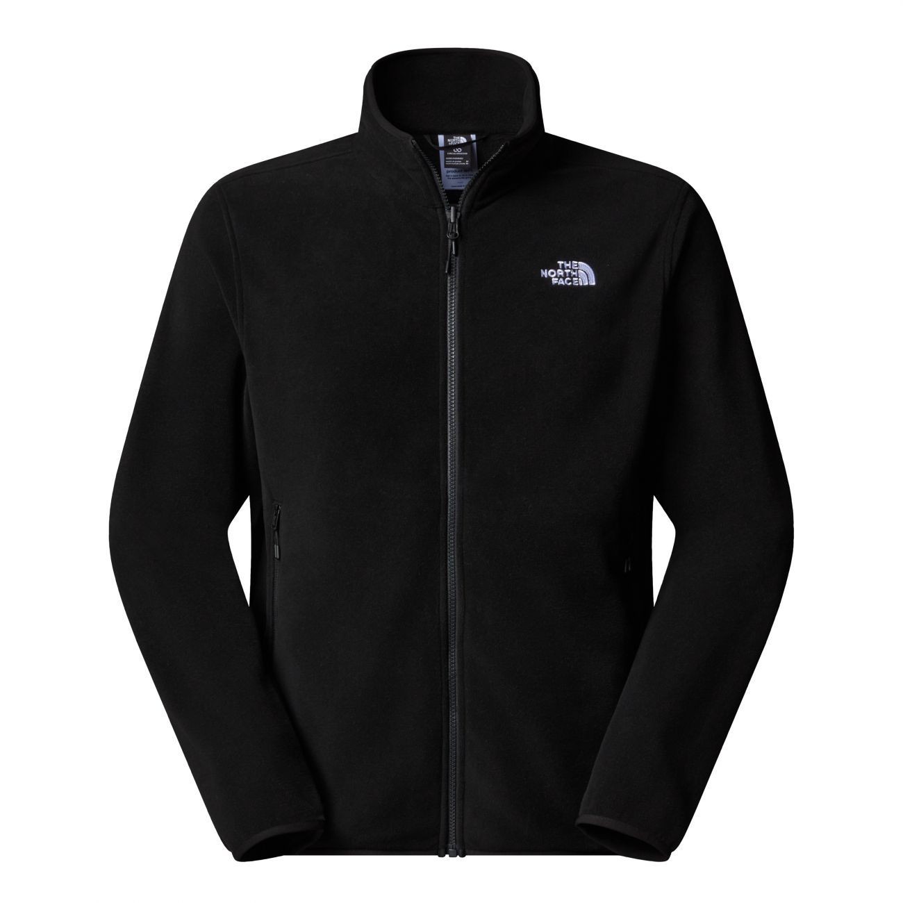 The North Face Sweatshirt Sport Man  Nf0a8d0rjk31 M Glacier Flc Jkt Black In Black