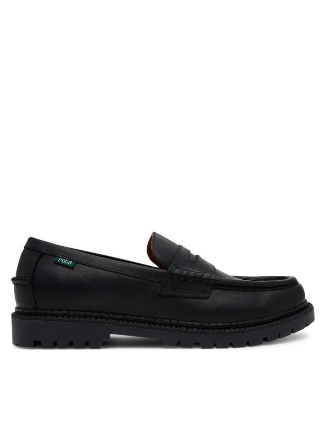 Polo Ralph Lauren Mocassini Man Ralph Lauren Jet Penny 803961420001 Black In Black