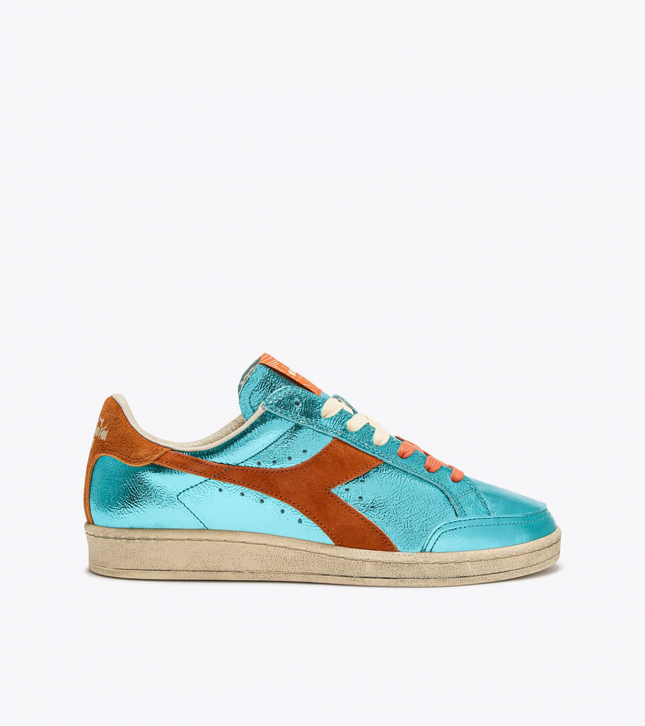 Womens sneakers Diadora prestige 70 201.18227 metal used 54171 curacao blue