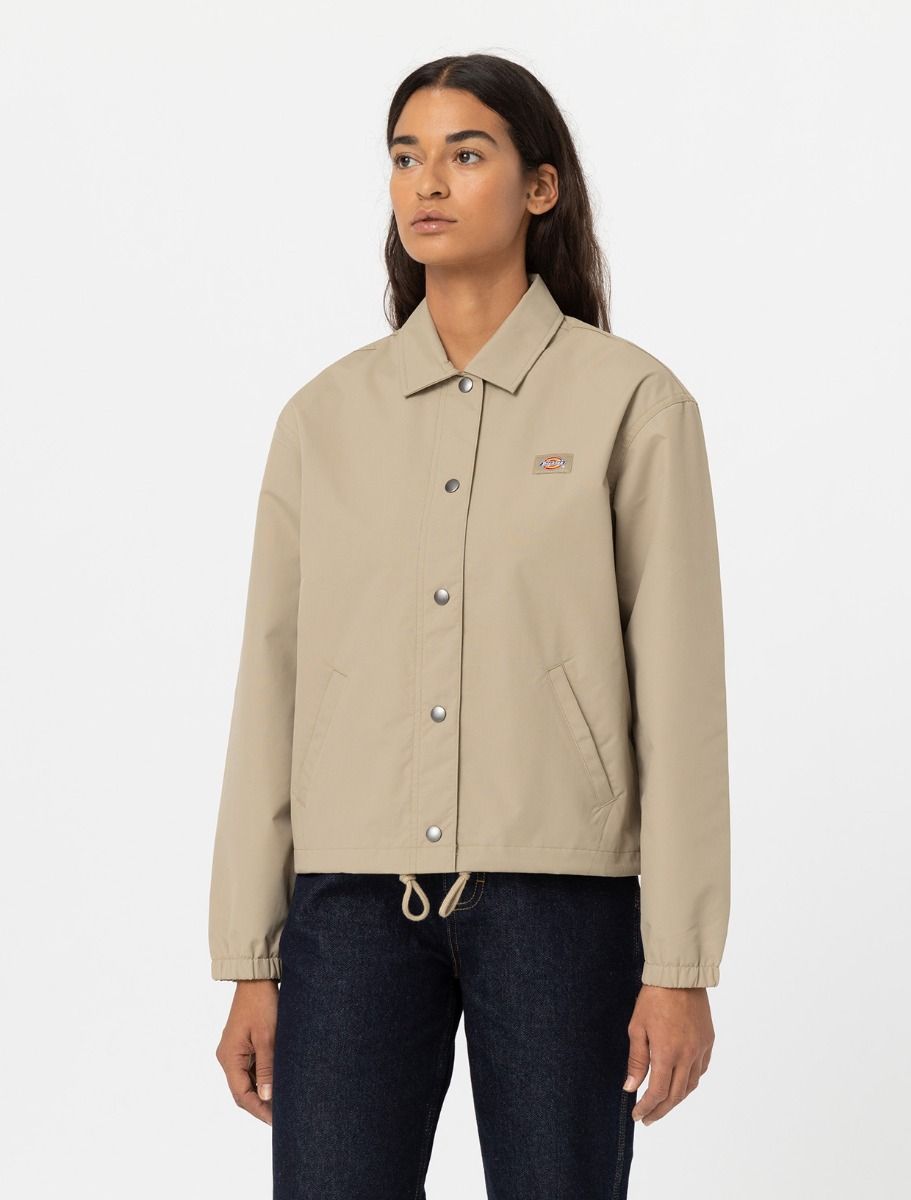 Women's outerwear and jackets Dickies oakport crop coach w jkt - dk0a4ygw khk1