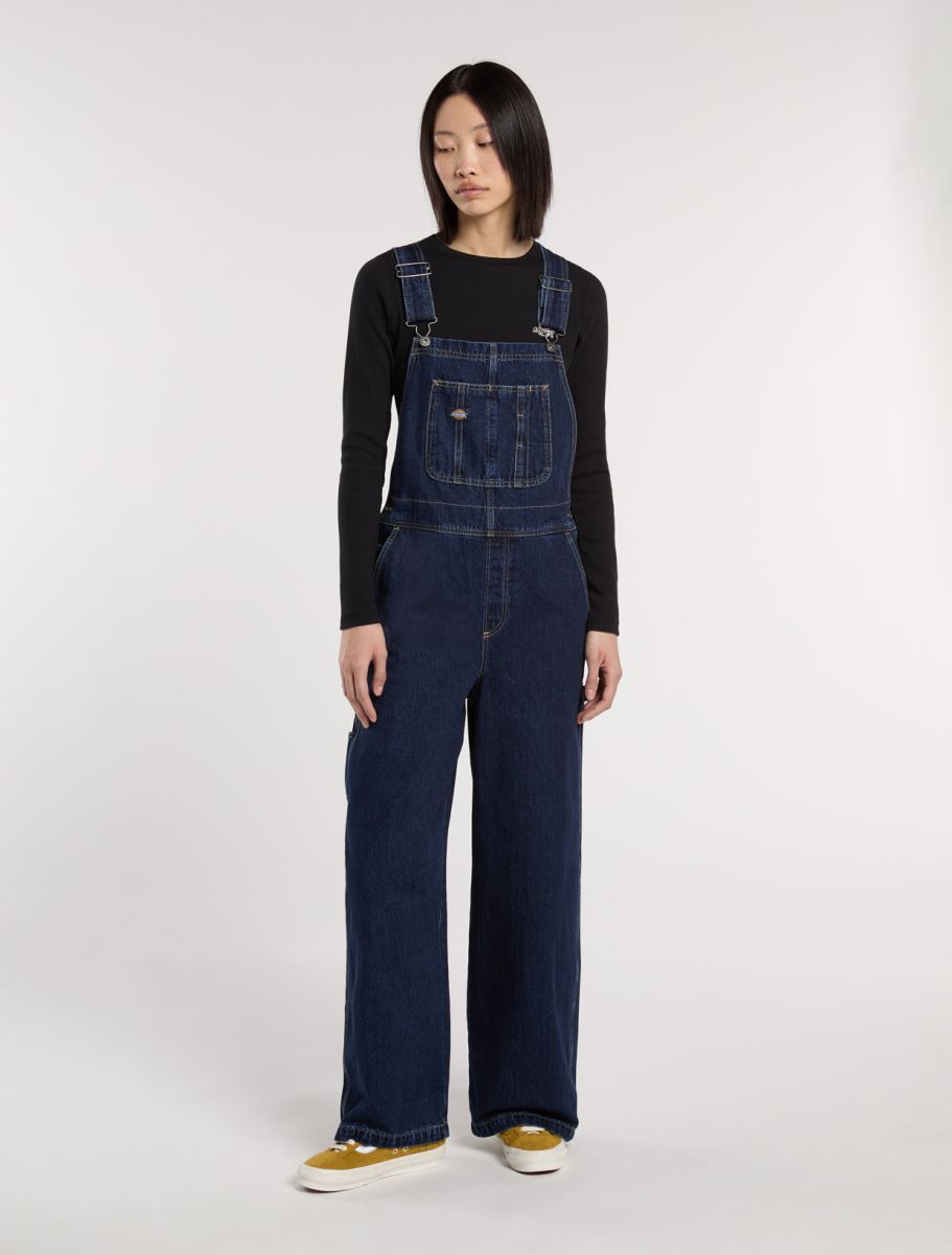 Dickies Salopette Woman  Bib W Mechanic - Dk0a87n70dd1 Dark Indigo In Blue