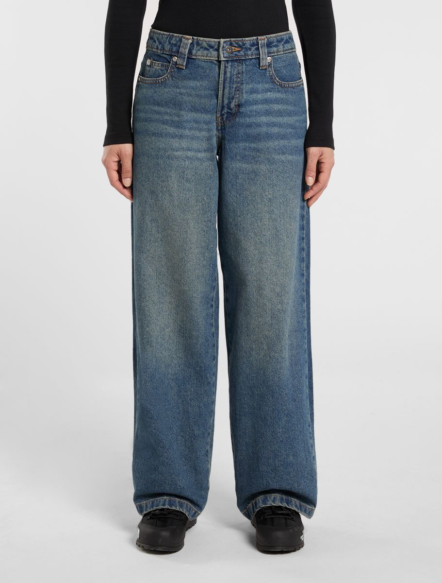 jeans woman Dickies mechanic w - dk0a87nml231 khaki dyed blue